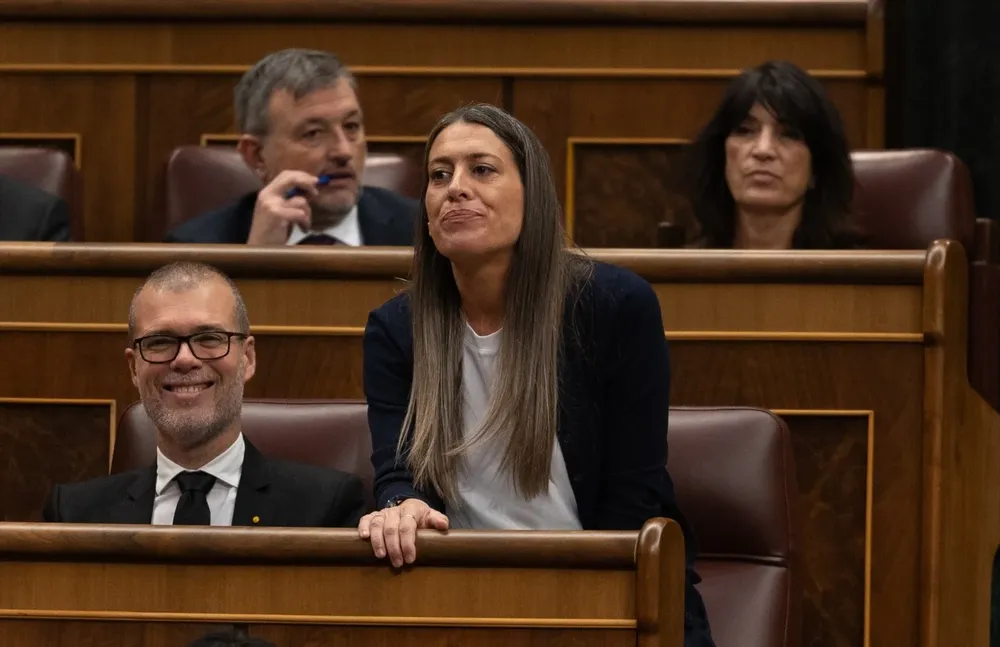 La portavoz de Junts en el Congreso, Miriam Nogueras.