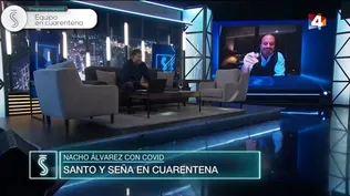 Ignacio Álvarez condujo Santo y Seña a distancia por estar en cuarentena