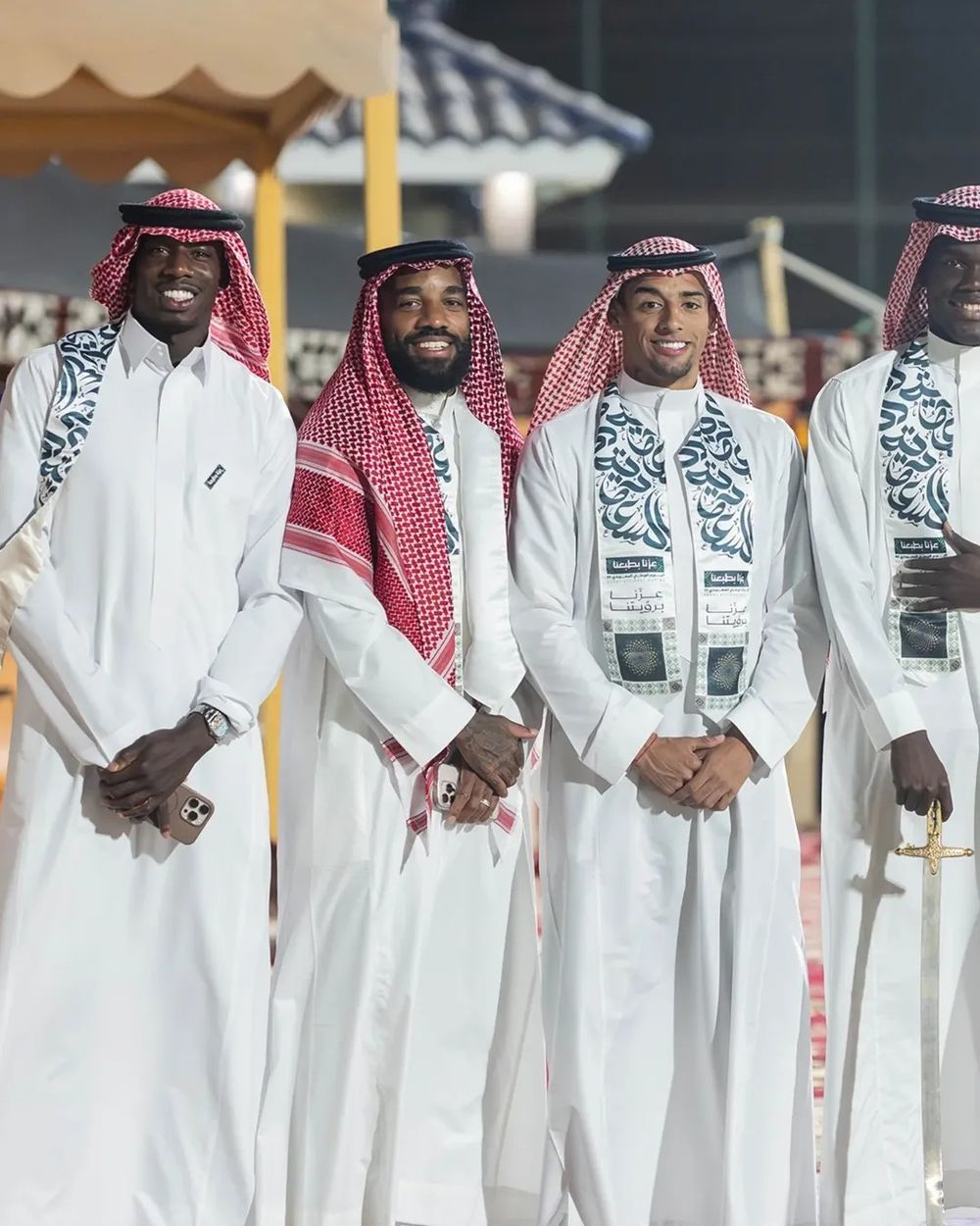 Luciano Rodríguez en los festejos de Arabia Saudita Luciano Rodríguez en los festejos de Arabia Saudita