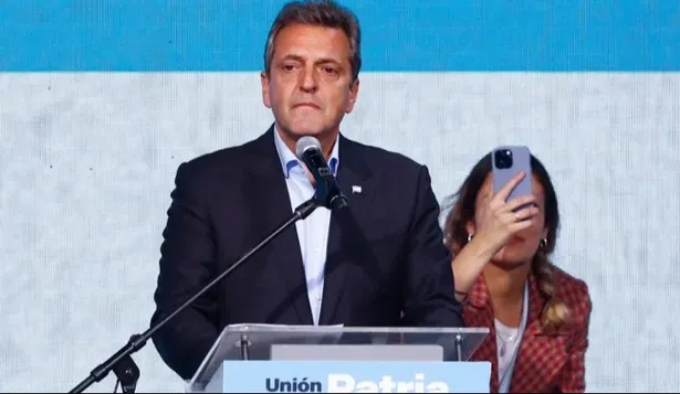 Sergio massa, candidato a presidente en Argentina.