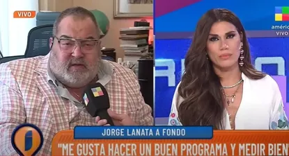 Jorge Lanata y Florencia de la V en Intrusos