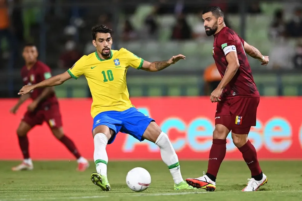 Paquetá con la selección de Brasil
