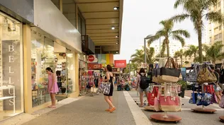 Turistas en Punta del Este