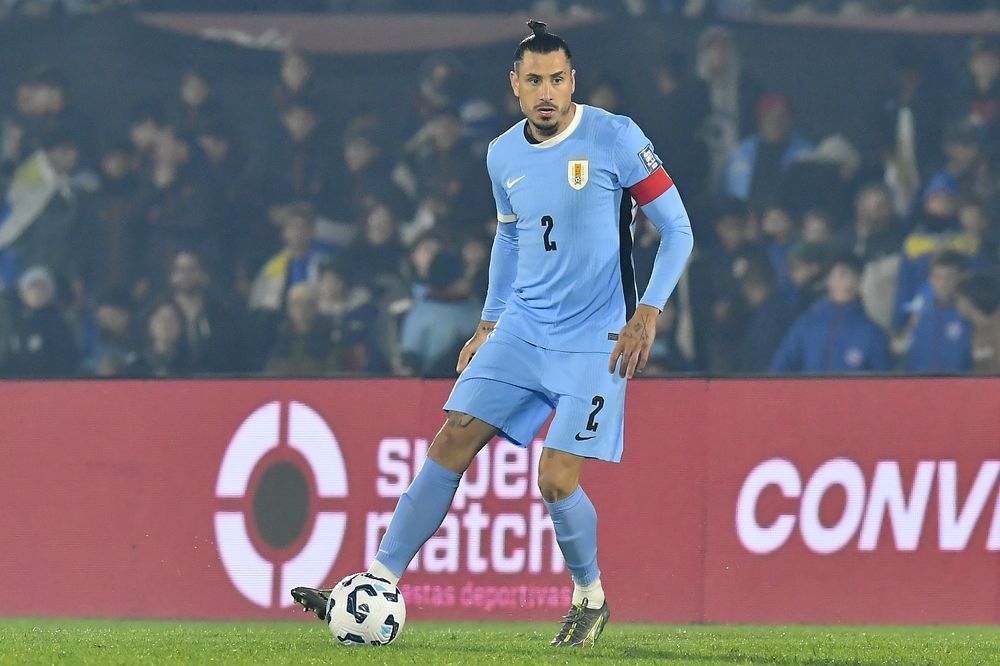 José María Giménez con la selección uruguaya ante Venezuela por Eliminatorias José María Giménez con la selección uruguaya ante Venezuela por Eliminatorias