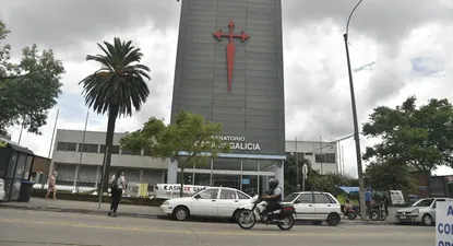Fachada de casa de galicia