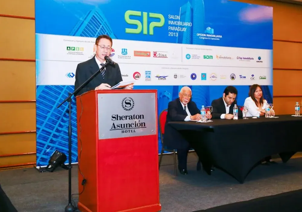 La apertura del Salón Inmobiliario de Paraguay 2013, en su primera edición