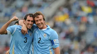 Diego Godín y Diego Lugano