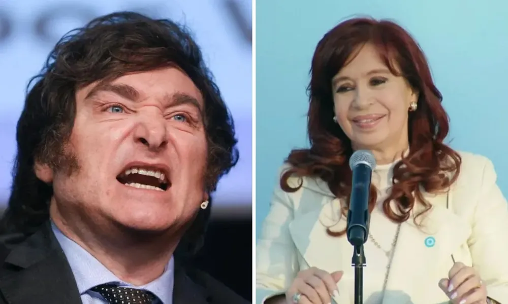 Javier Milei le contestó a Cristina Kirchner.