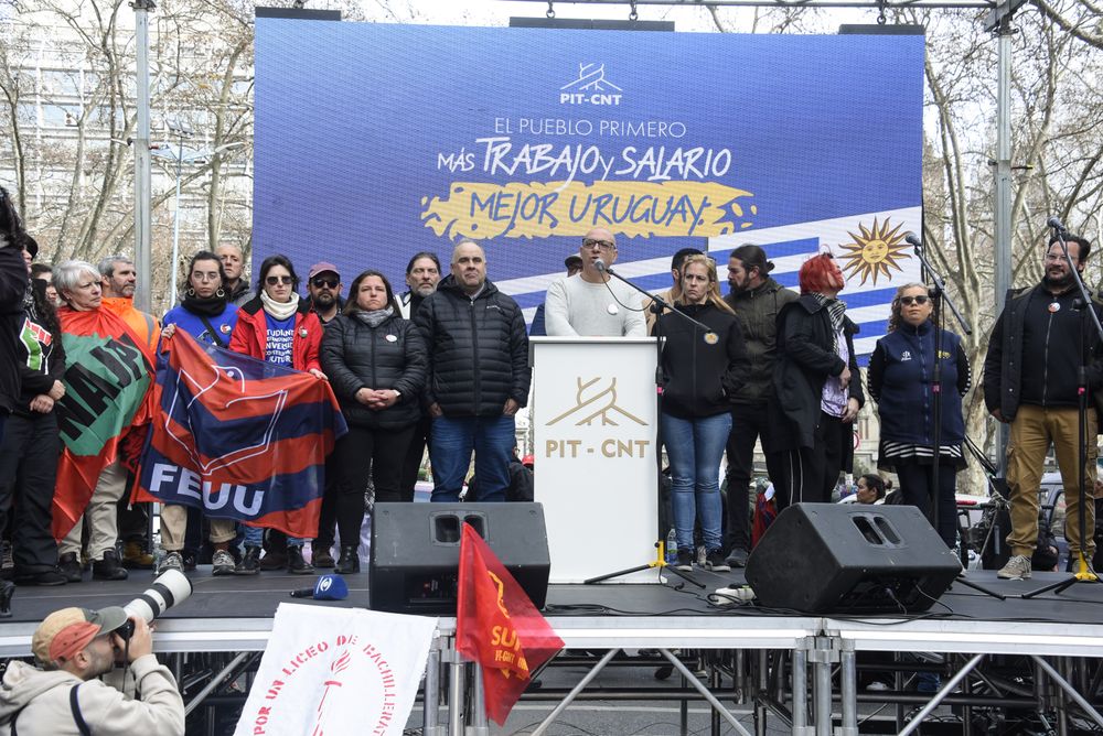 20250812 Marcelo Abdala. Paro general parcial y movilización del Pit-Cnt.