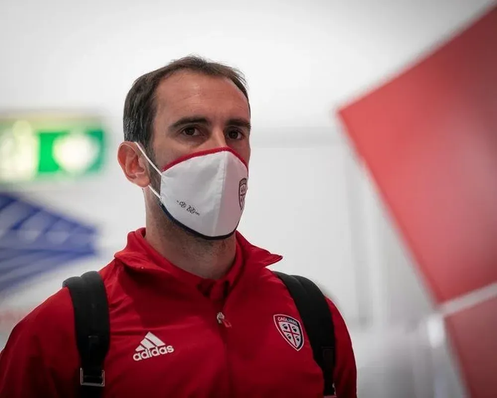 Diego Godín en Cagliari