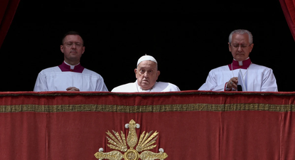 Imágenes en vivo desde el Vaticano tras la muerte del Papa Francisco.&nbsp;