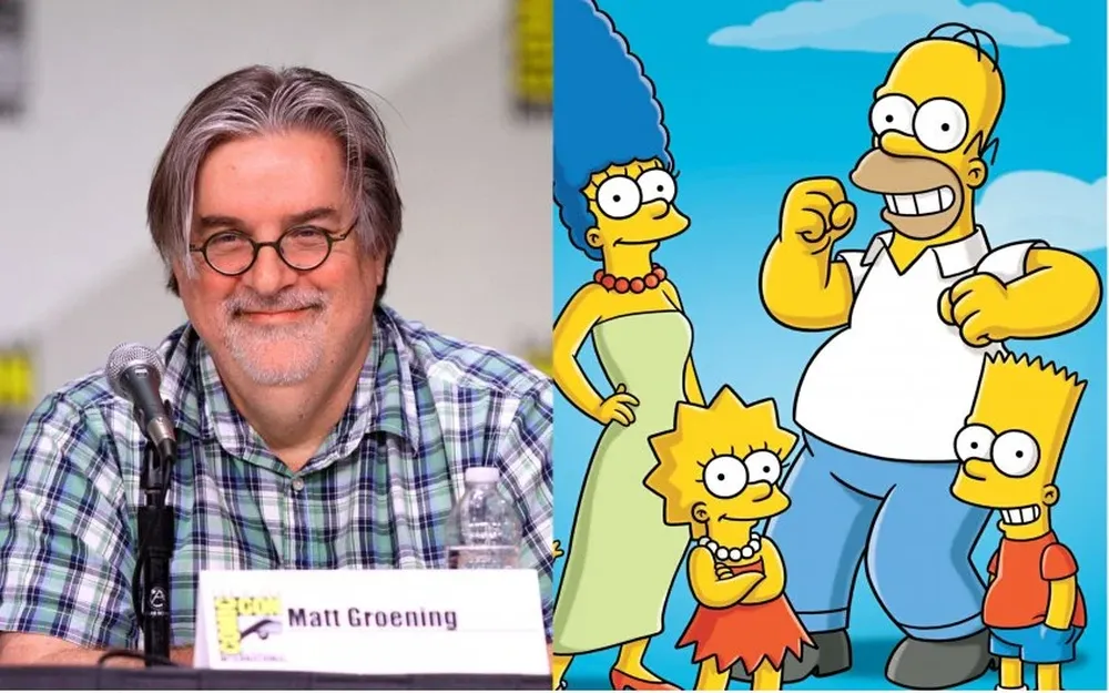 Matt Groening es el creador de Los Simpsons