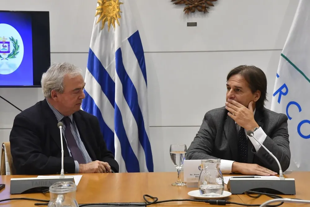 Luis Alberto Heber y Luis Lacalle Pou