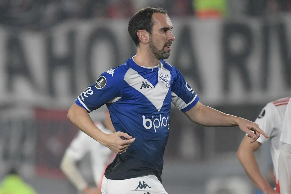 Diego Godín en Vélez