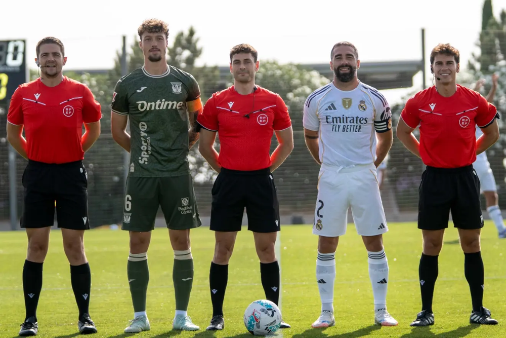 Dani Carvajal y Lalo, en Valdebebas. (CD &nbsp;Leganés)