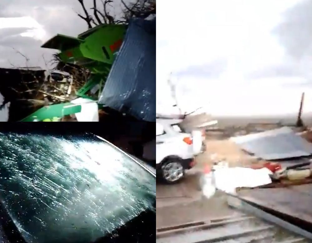 Daños en el interior por las tormentas