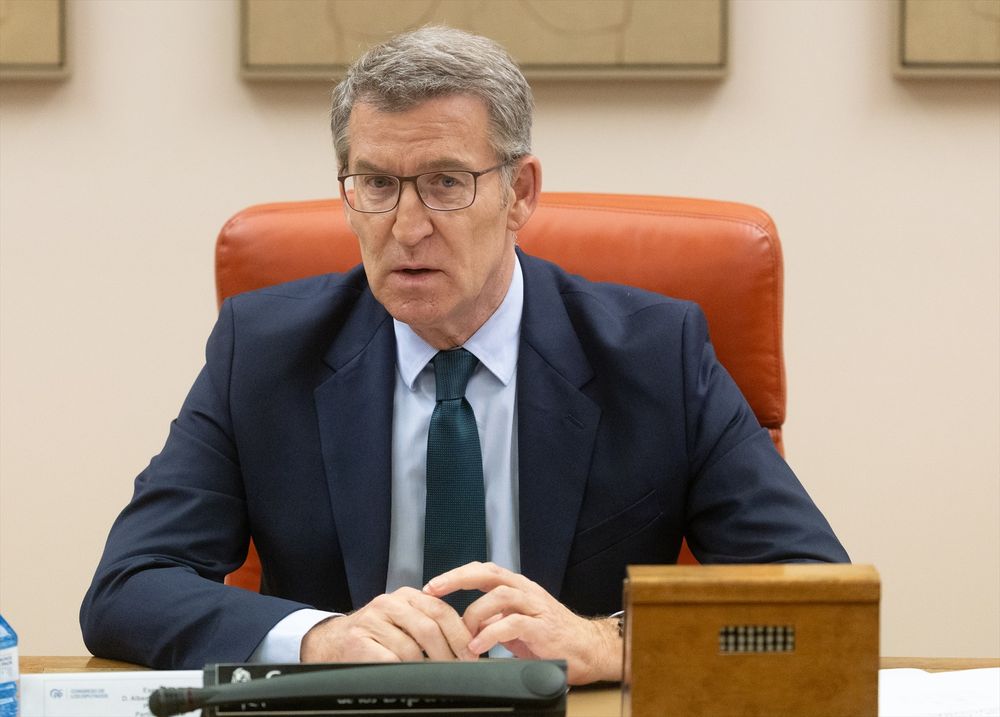 El líder del PP, Alberto Núñez Feijóo.