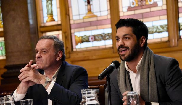 Archivo: Álvaro Delgado y Andrés Ojeda, candidatos de la coalición oficialista