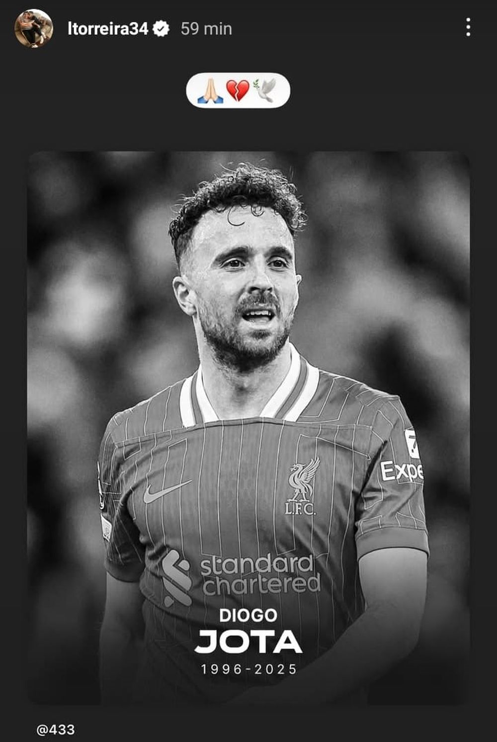 El mensaje de Lucas Torreira para Diogo Jota