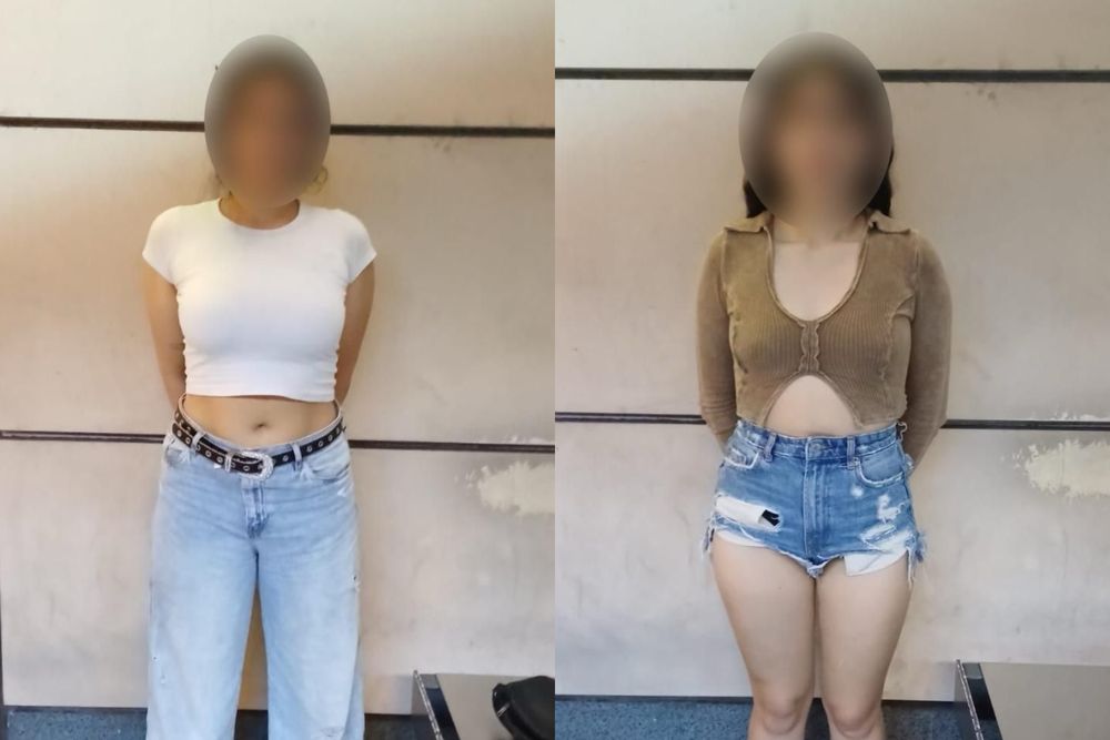 El Centro de Monitoreo Urbano registró el momento en el que dos mujeres descartaban una billetera en uno de los cestos de basura del subte.