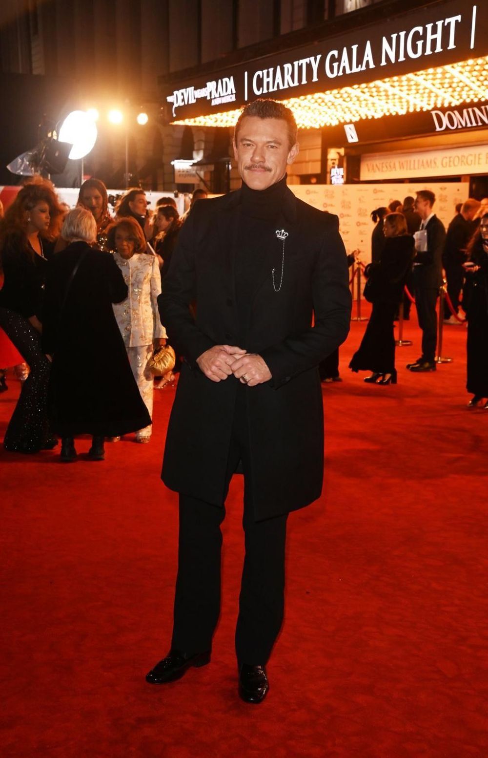 El actor Luke Evans.