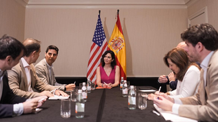 Díaz Ayuso inicia una gira por Estados Unidos para lanzar a Madrid como destino universitario de referencia