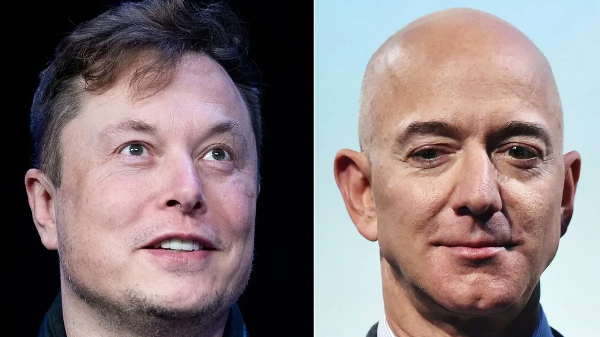 Jeff Bezos Vs Elon Musk Dura Rivalidad Entre Magnates Por La Conquista Del Espacio