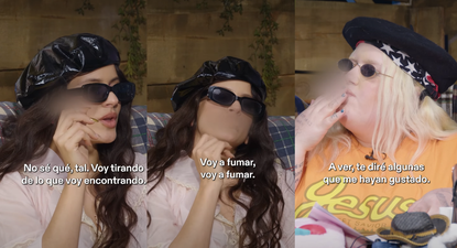 Denuncian a Rosalía y a Soy una pringada por fumar en cámara durante una entrevista