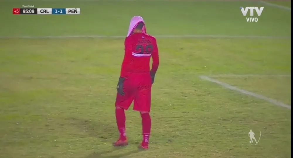 Washington Aguerre fue cuestionado por su festejo en el empate de Cerro Largo ante Peñarol