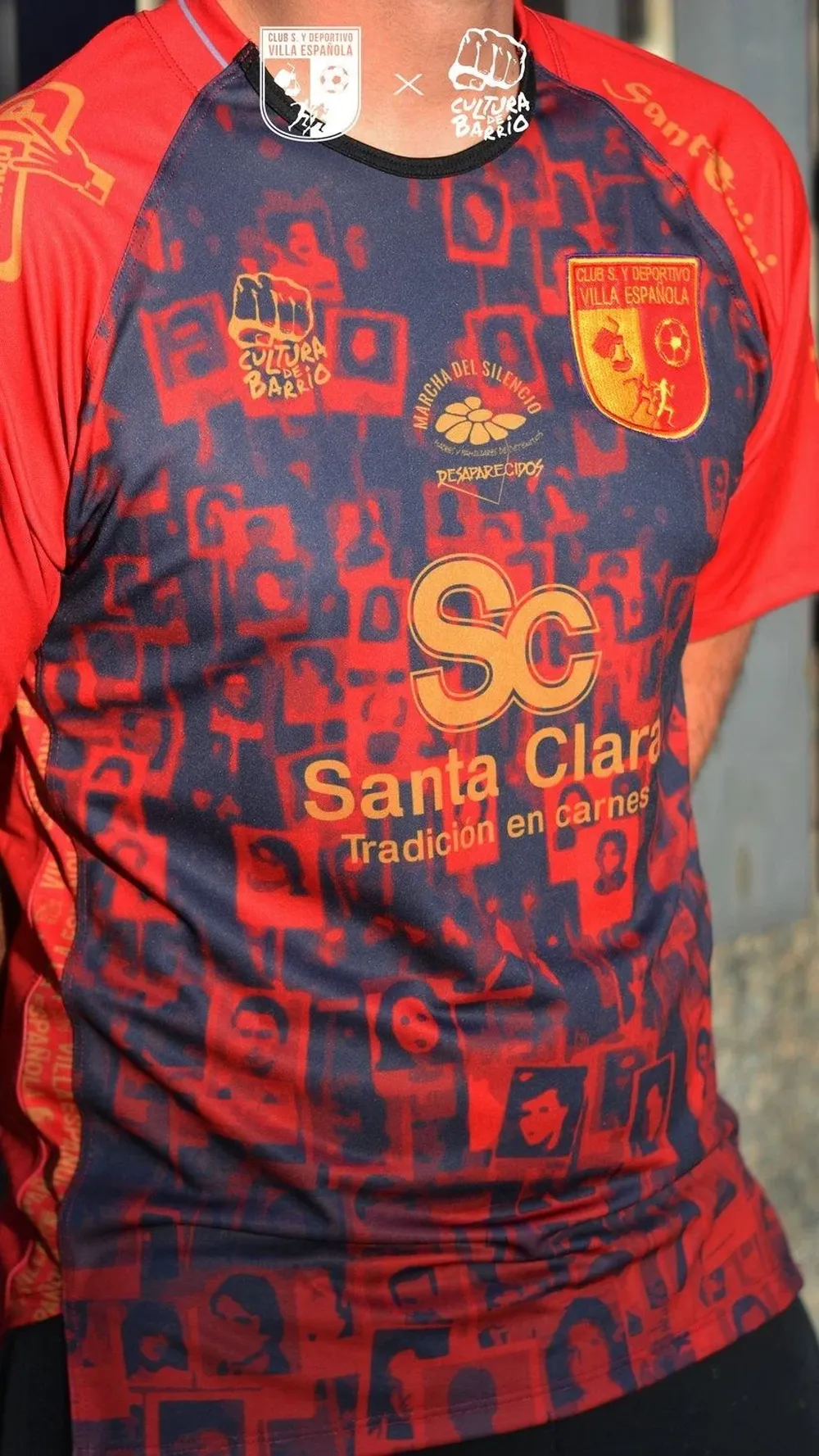 La camiseta de Villa Española por la Marcha de Silencio