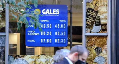 Este miércoles, el promedio interbancario se apreció 0,35% frente al peso uruguayo.