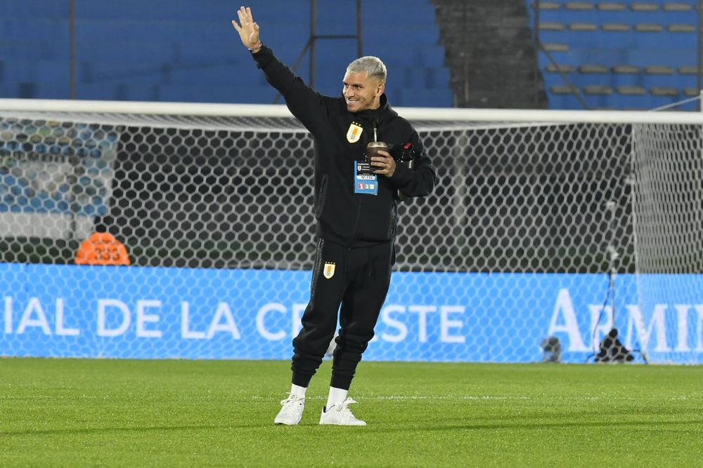 Lucas Torreira en su regreso a la selección uruguaya