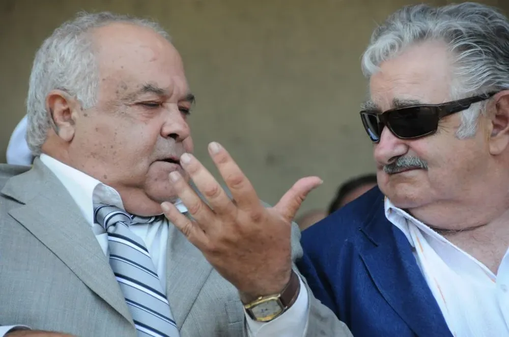 Huidobro y Mujica en 2012