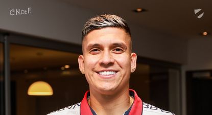 Julián Millán con la camiseta de Nacional