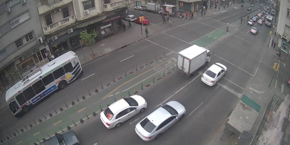 Cortes de tránsito en Montevideo