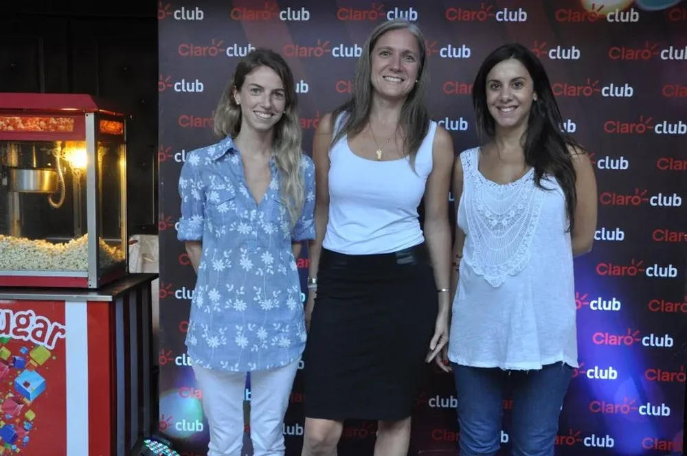 Federica Marques, Verónica Rudolph y Martina Risso