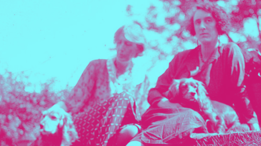 Virginia Woolf y Vita Sackville-West en Monks House, la casa de Virginia.