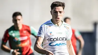 Natanael Guzmán el año pasado jugando en Plaza Colonia