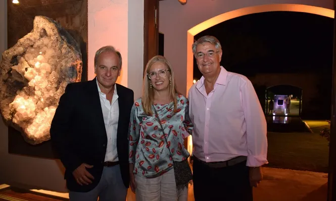 Cesar Blaquier, Marta Jara y Horacio Vilaró