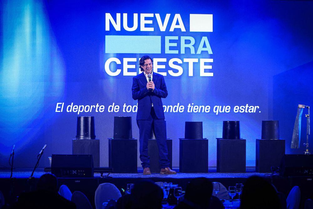 Ignacio Alonso en la presentación de la Copa AUF Uruguay