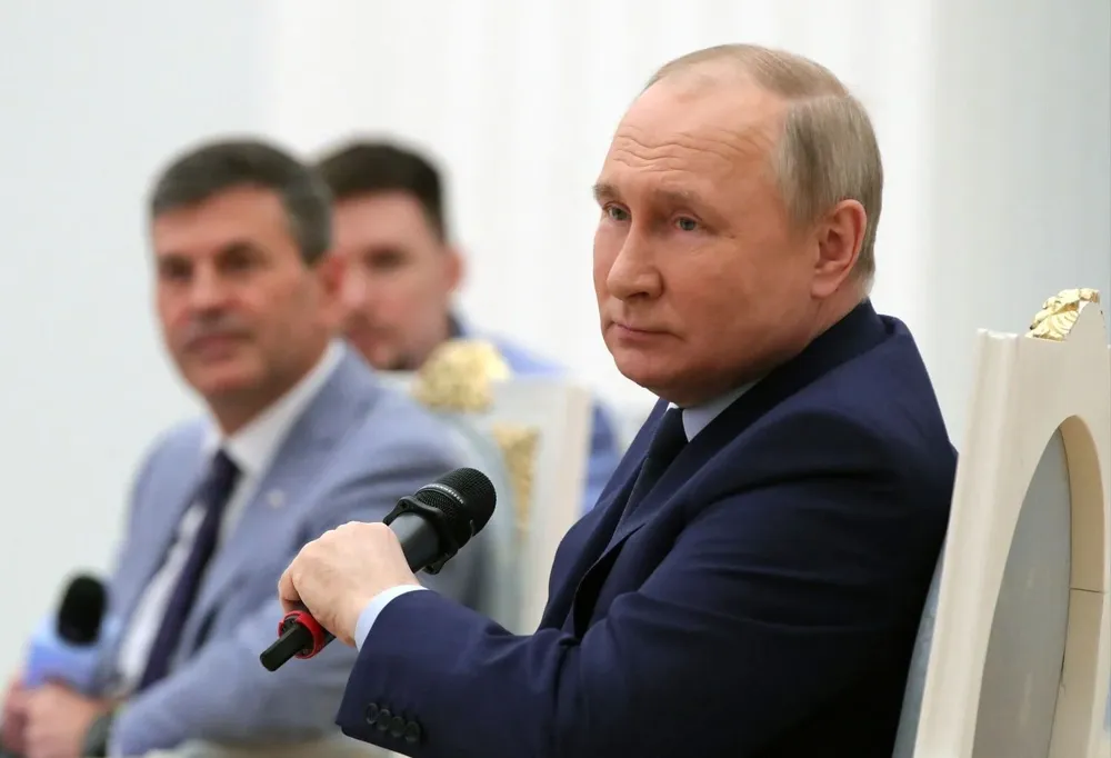 El presidente de Rusia, Vladimir Putin, durante una reunión el pasado 20 de abril