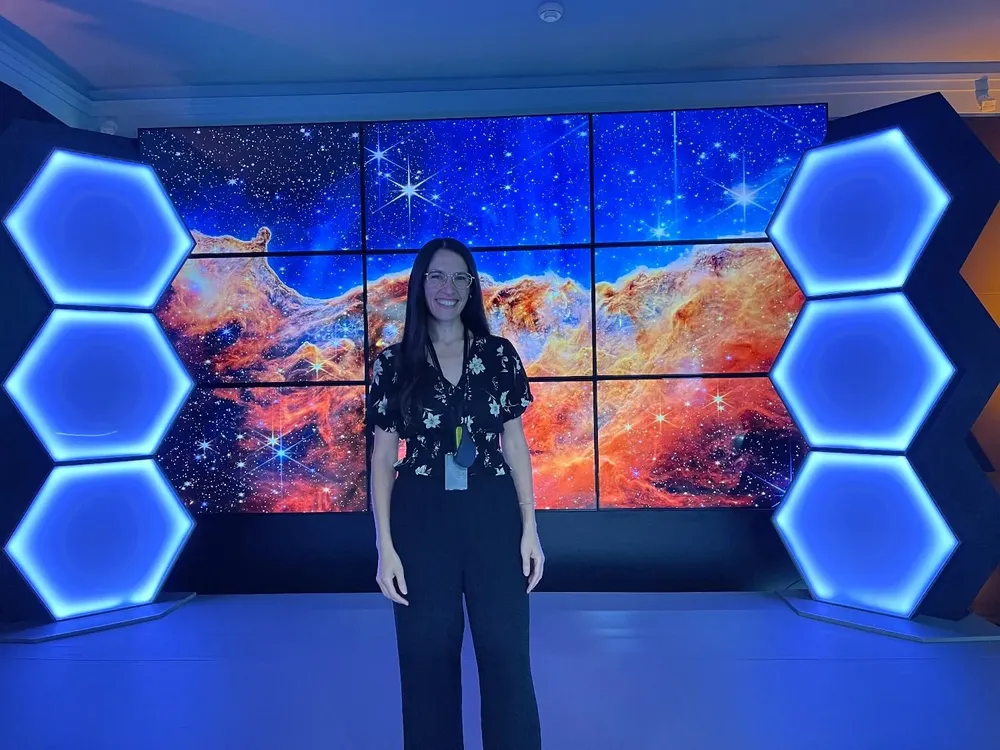 Noelia González en el Centro de Vuelo Espacial Goddard de la NASA