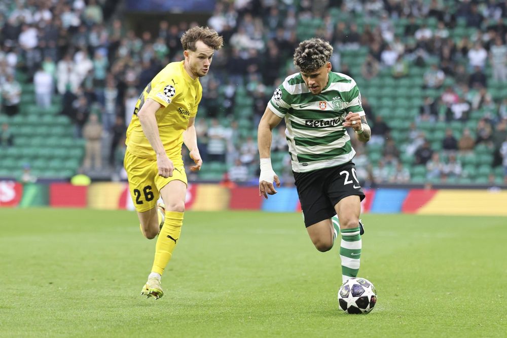 Maximiliano Araújo en Sporting vs Bodo