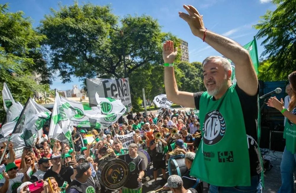 Rodolfo Aguiar, secretario General de la Asociación de Trabajadores del Estado (ATE).