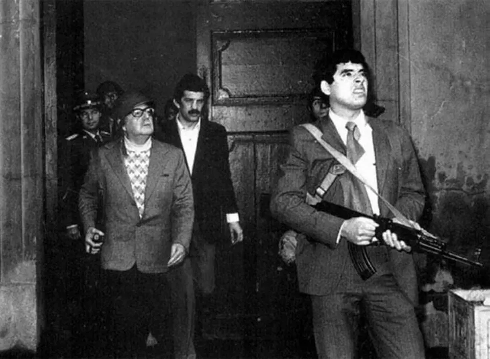 Salvador Allende, derrocado por el golpe de 1973
