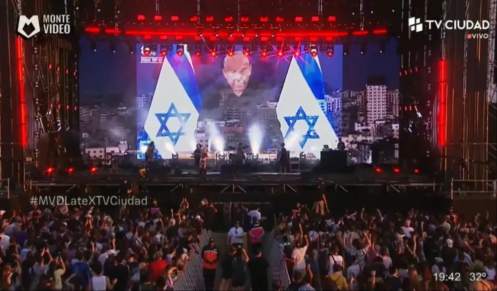 Un momento del show de Eli Almic