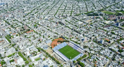 Vista aérea de Montevideo.