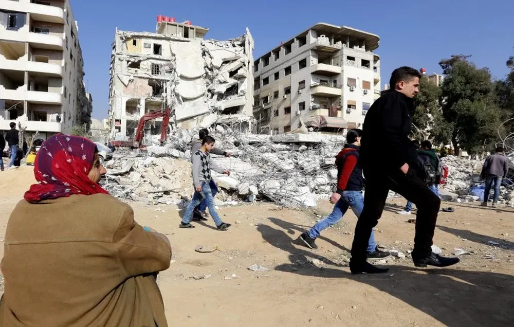 En Siria hay ciudades con manzanas enteras de destrucción.