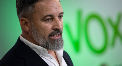 El líder de Vox, Santiago Abascal.