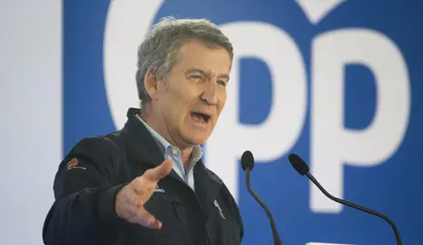 El presidente del Partido Popular, Alberto Núñez Feijóo.